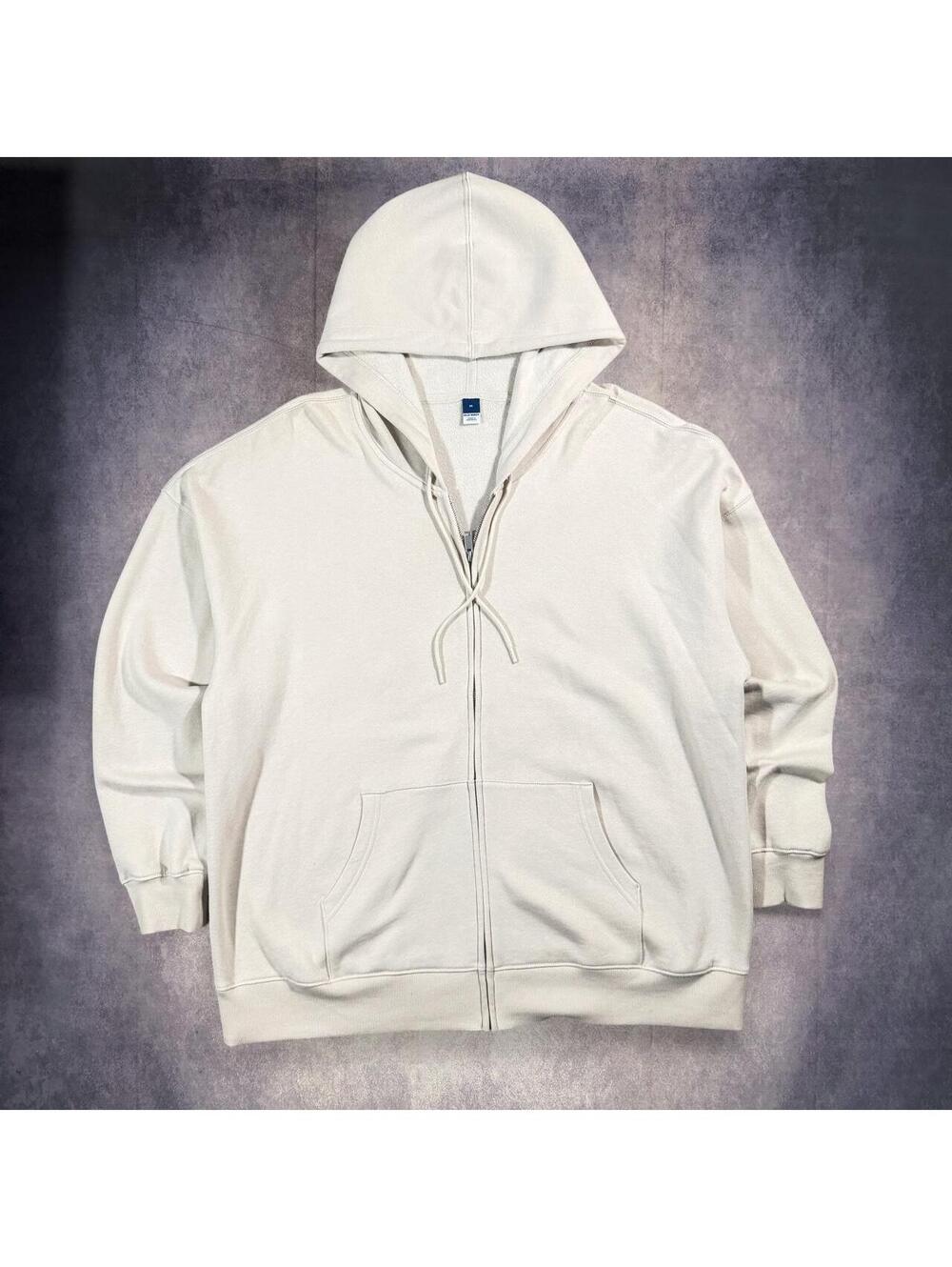 Soft y2k Old Navy Cream Zip Up Hoodie